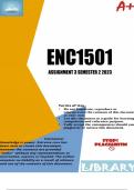 ENC1501 Assignment 3 Semester 2 2023 (769224) - DUE 7 September 2023