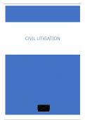 Distinction LPC Civil Litigation Notes:Comprehensive & Exam-Friendl
