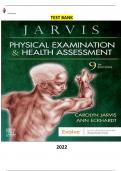 Physical Examination and Health Assessment 9th Edition by Carolyn Jarvis & Ann L. Eckhardt - Complete, Elaborated and Latest(Test Bank)