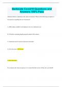 Barbicide Covid19 Questions and Answers 100% Pass