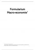 Formules en grafieken macro-economie
