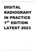 DIGITAL RADIOGRAHY IN PRACTICE 1ST EDITION LATEST 2023  