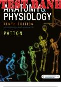 TEST BANK for Anatomy & Physiology 10th Edition by Patton Kevin. ISBN 9780323549950. (Chapters 1- 24)