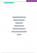 NURS 6052 Essentials of Evidence Based Practice Danielle Jones Walden University