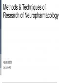 Methods & Techniques of Research of Neuropharmacology
