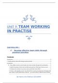 Unit 9 Team Building assignment 2