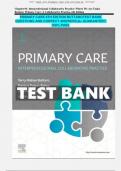 PRIMARY CARE 6TH EDITION BUTTARO TEST BANK QUESTIONS AND CORRECT ANSWERS|A+ GUARANTEED 100% PASS 