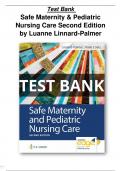 Test Bank Safe Maternity & Pediatric Nursing Care Second Edition by Luanne Linnard-Palmer  All Chapters (1-38)|A+ULTIMATE GUIDE 2022