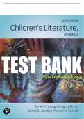 Test Bank For Children's Literature, Briefly 7th Edition All Chapters - 9780135185872