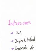 Apuntes de Histeroscopia. Indicaciones y contraindicaciones