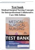 Test bank Medical-Surgical Nursing Concepts for Interprofessional Collaborative Care 10th Edition All Chapters (1-69) |A+ ULTIMATE GUIDE 2021