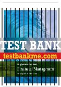 Test Bank For Financial Management: Theory & Practice - 15th - 2017 All Chapters - 9781305632295