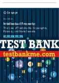 Test Bank For Intellectual Property: The Law of Trademarks, Copyrights, Patents, and Trade Secrets - 6th - 2024 All Chapters - 9780357767474