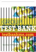 Test Bank For Group Dynamics - 7th - 2019 All Chapters - 9781337408851