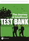 Test Bank For Journey of Adulthood 9th Edition All Chapters - 9780135705117