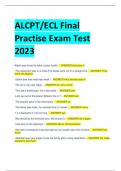 ALCPT/ECL Final  Practise Exam Test 2023