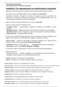 Fontys Bedrijfsmanagement MKB - Periode 8 Administratieve Organisatie - Alle tentamenstof!