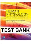 Human Physiology An Integrated Approach 7th Edition Silverthorn Test Bank