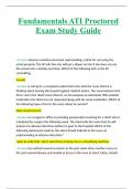 Fundamentals ATI Proctored Exam Study Guide