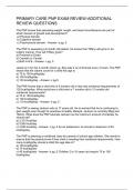 Primary Care PNP Exam Review-Additional Review Questions