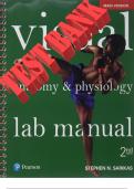 Visual Anatomy and Physiology Lab Manual Main Version 2nd Edition Sarikas Test Bank