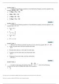 MATH 1222 Week 1 quiz 2 introduction algebra QUESTIONS AND VERIFIED ANSWERS