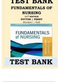 Test Bank - Fundamentals of Nursing, 11th Edition (Potter, Perry, 2023/2024), Chapter 1-50 | All Chapters