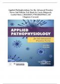 Applied Pathophysiology for the Advanced Practice Nurse 2nd Edition Test Bank by Lucie Dlugasch; Lachel Story | 2024/2025 | 9781284255614 | All Chapters Covered