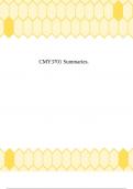 CMY3701 Summaries.