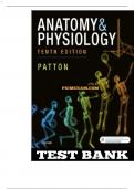 Test Bank for Anatomy & Physiology 10th Edition by Kevin T. Patton Chapter 1-48 Complete Guide