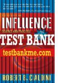 Test Bank For Influence: Science and Practice 5th Edition All Chapters - 9780205609994