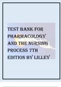 TEST BANK FOR PHARMACOLOGY AND THE NURSING PROCESS 7TH EDITION BY LILLEY.pdf