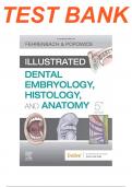 Test Bank For Illustrated Dental Embryology Histology and Anatomy 5th Edition|Updated 2024