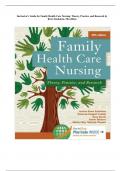 INSTRUCTOR'S GUIDE FOR FAMILY HEALTH CARE NURSING THEORY, PRACTICE, AND RESEARCH BY