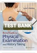 Test Bank For Bates' Guide To Physical Examination and History Taking 13th Edition by Lynn S. Bickley
