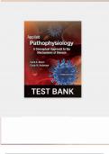 Test Bank Applied Pathophysiology A Conceptual Approach to the Mechanisms of Disease 3rd Edition All chapters | A+ ULTIMATE GUIDE 2022