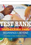 Test Bank For Beginnings & Beyond: Foundations in Early Childhood Education - 10th - 2017 All Chapters - 9781305500969