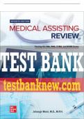 Test Bank For Medical Assisting Review: Passing The CMA, RMA, and CCMA Exams, 7th Edition All Chapters - 9781260021790