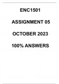 ENC1501 Assignment % Answers ( Due 03 November)
