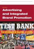 Test Bank For Advertising and Integrated Brand Promotion - 8th - 2019 All Chapters - 9781337110211