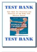 Structure and Function of the Body 15th Edition Patton
