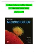 Test Bank For Prescott's Microbiology 12th Edition By Willey Chapter 1-42|Complete