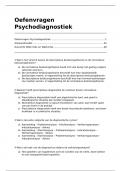190 Oefenvragen voor Psychodiagnostiek 2023/2024 MET Uitleg bij de Antwoorden en een Overzicht WAIS/WISC! 