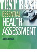 TEST BANK for Essential Health Assessment 1st Edition by Janice Thompson ISBN 9780803669871. 
