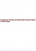 Test Bank for Maternal and Child Health Nursing 9th Edition by Silbert