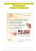 Test Bank For Illustrated Anatomy of the Head and Neck 6th Edition Fehrenbach All Chapters 1-12  ||Complete A+ Verified Guide