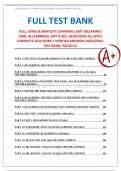 FULL; JONES & BARTLETT LEARNING| EMT-JBLEARING| EMR- JB LEARNING| EMT-B JBL| QUESTIONS ALL WITH COMPLETE SOLUTIONS / VERIFIED ANSWERS 2023/2024| TEST BANK| RATED A+