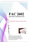 fac2602 Assignment 4 Semester 2 2023