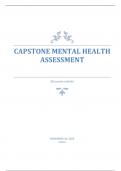 CAPSTONE MENTAL HEALTH ASSESSMENT 1.	A nurse is discussing discipline techniques with the parent of a preschooler. Which of the following statements by the parent indicates an understanding of time-out as a form of discipline?...