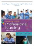 Test Bank Leddy Peppers Professional Nursing 10th Edition Hood {complete guide}